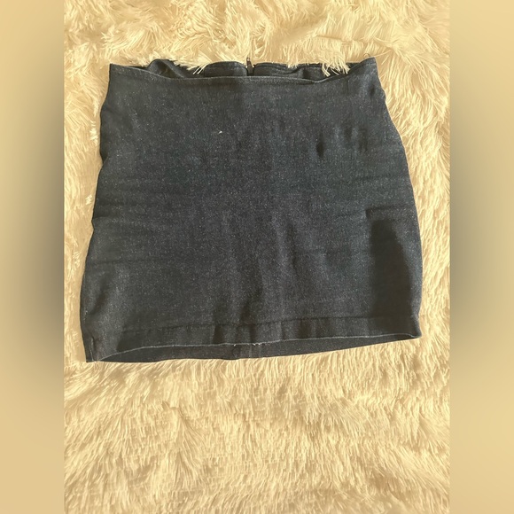 XOXO Dark Blue Pencil Skirt - Picture 1 of 2